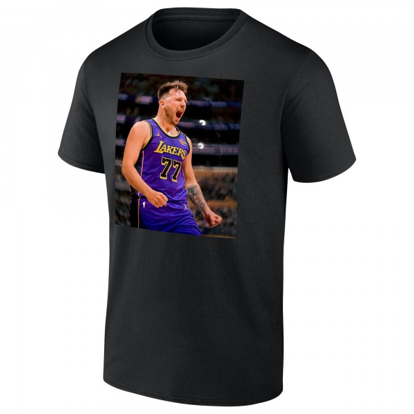 Футболка Los Angeles Lakers Luka Dončić Black Game Frames