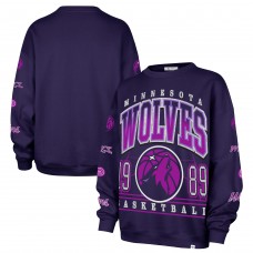 Minnesota Timberwolves 47 Wo2025/26 City Edition Go Big Oversized Sweatshirt - Purple