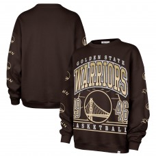 Golden State Warriors 47 Wo2025/26 City Edition Go Big Oversized Sweatshirt - Brown
