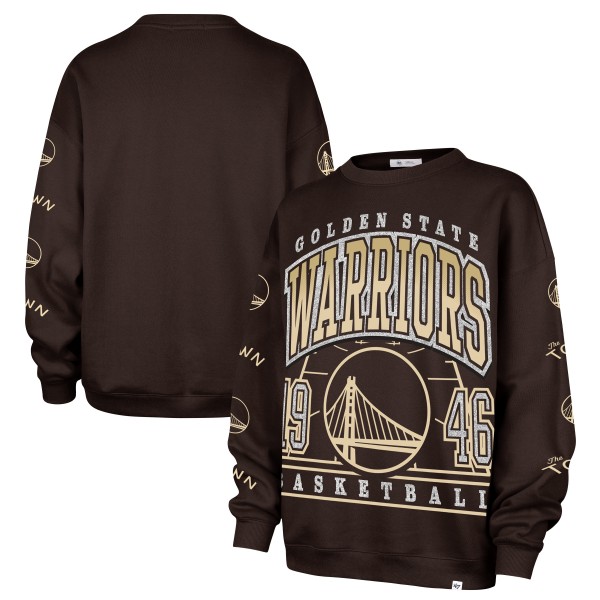 Кофта Golden State Warriors 47 Wo2025/26 City Edition Go Big Oversized - Brown