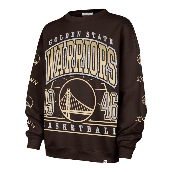 Кофта Golden State Warriors 47 Wo2025/26 City Edition Go Big Oversized - Brown