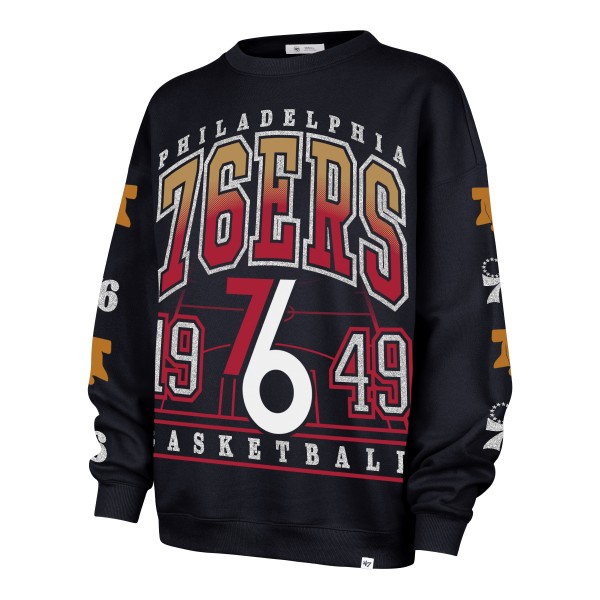 Кофта Philadelphia 76ers 47 Wo2025/26 City Edition Go Big Oversized - Navy
