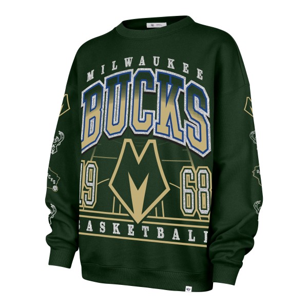 Кофта Milwaukee Bucks 47 Wo2025/26 City Edition Go Big Oversized - Hunter Green