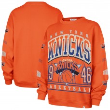 New York Knicks 47 Wo2025/26 City Edition Go Big Oversized Sweatshirt - Orange