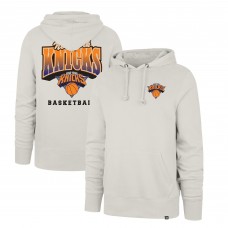 New York Knicks 47 2025/26 City Edition Jab Step Headline Hoodie - Natural