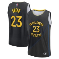 Джерси Golden State Warriors Draymond Green Fanatics Black Fast Break Replica Player - Statement Edition