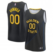 Джерси Golden State Warriors Jonathan Kuminga Fanatics Black Fast Break Replica Player - Statement Edition