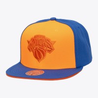 New York Knicks Mitchell & Ness Orange/Blue Color Pop Snapback Hat