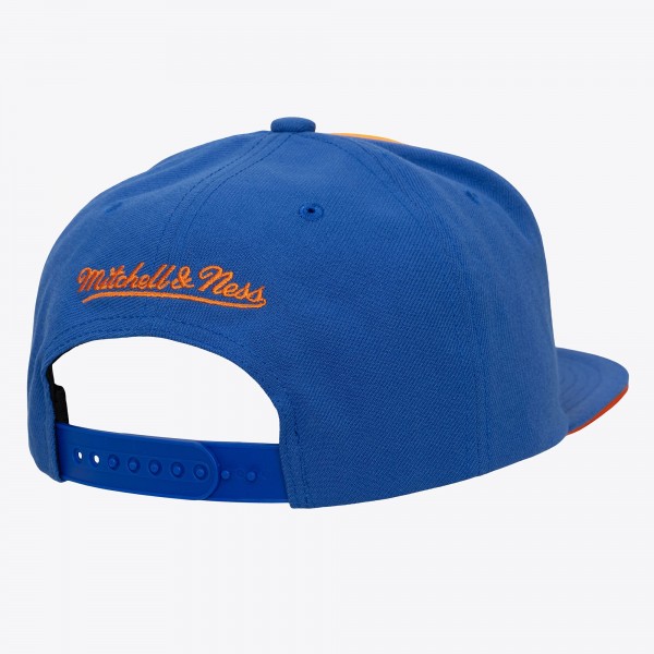 New York Knicks Mitchell & Ness Orange/Blue Color Pop Snapback Hat