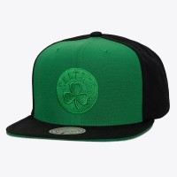 Boston Celtics Mitchell & Ness Kelly Green/Black Color Pop Snapback Hat