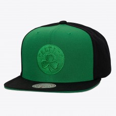 Boston Celtics Mitchell & Ness Kelly Green/Black Color Pop Snapback Hat