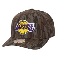 Бейсболка Los Angeles Lakers Mitchell & Ness Camo Hidden Pro-Crown