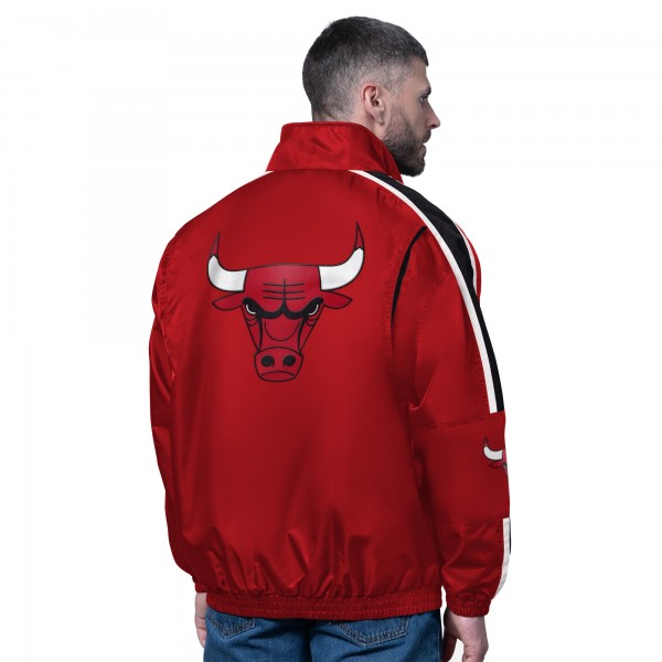 Chicago Bulls Starter Red Freestyle Lightweight Full-Zip Jacket