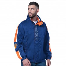 New York Knicks Starter Blue Freestyle Lightweight Full-Zip Jacket