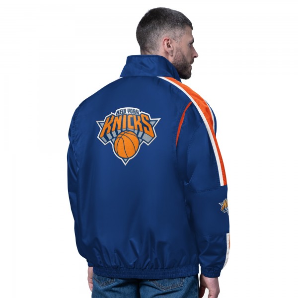 New York Knicks Starter Blue Freestyle Lightweight Full-Zip Jacket
