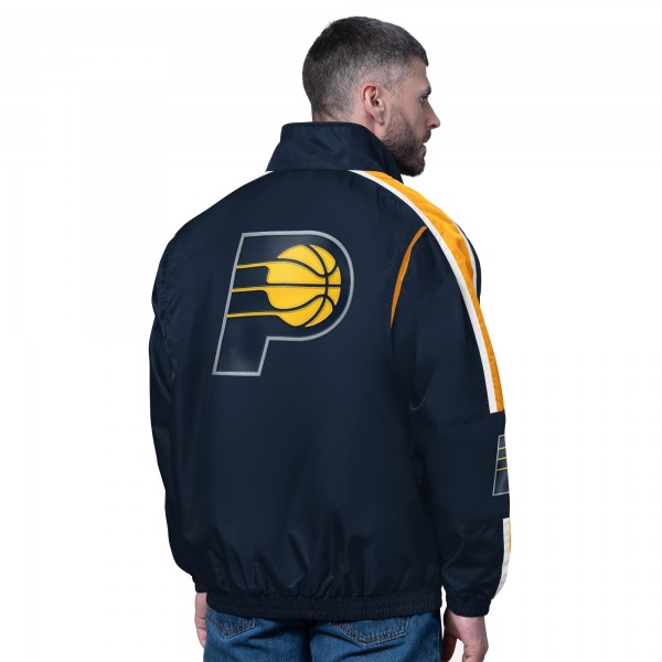 Indiana Pacers Starter Navy Freestyle Lightweight Full-Zip Jacket