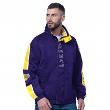 Los Angeles Lakers Starter Purple Freestyle Lightweight Full-Zip Jacket