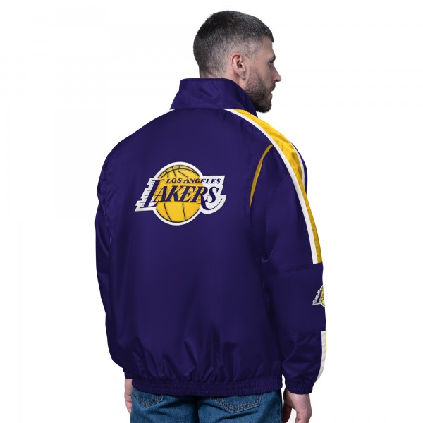 Los Angeles Lakers Starter Purple Freestyle Lightweight Full-Zip Jacket
