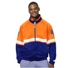 Куртка New York Knicks Starter Blue/White The Veteran Tricot Track Raglan Full-Zip