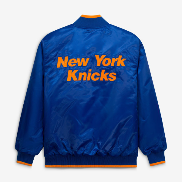 Куртка New York Knicks Starter Blue/Orange The Ambassador Satin Varsity