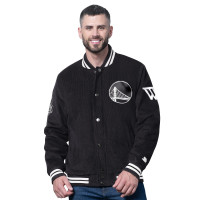 Рубашка Golden State Warriors Starter Black Blackout Corduroy Varsity Jacket