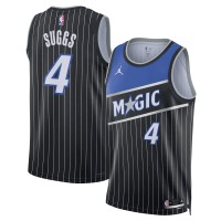 Джерси Unisex Orlando Magic Jalen Suggs Jordan Brand Black Swingman - Statement Edition