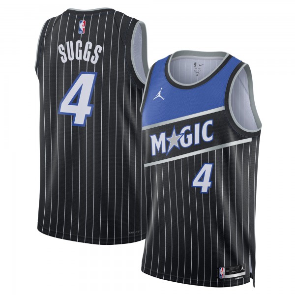 Джерси Unisex Orlando Magic Jalen Suggs Jordan Brand Black Swingman - Statement Edition
