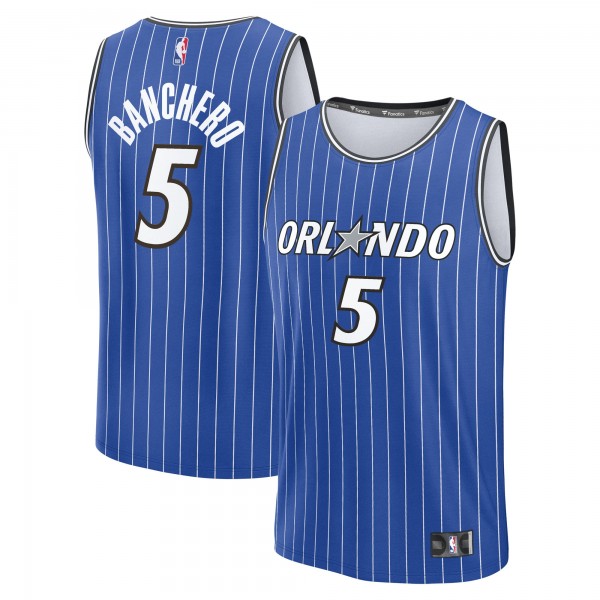 Джерси Orlando Magic Paolo Banchero Fanatics Blue Fast Break Replica Player - Icon Edition