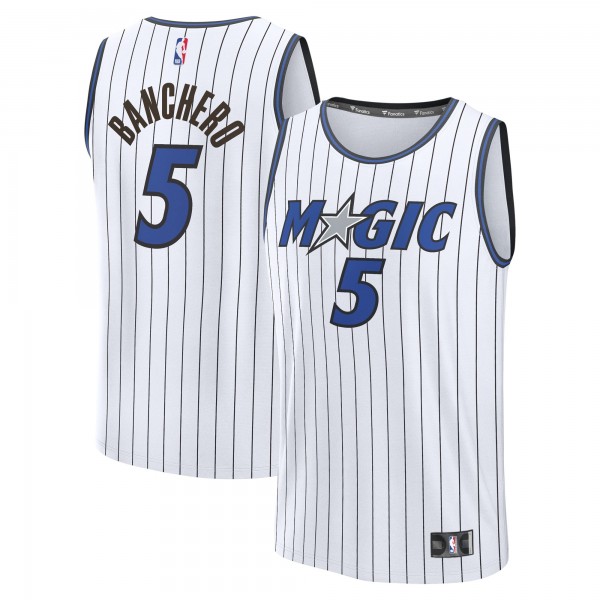 Джерси Orlando Magic Paolo Banchero Fanatics White Fast Break Replica Player - Association Edition