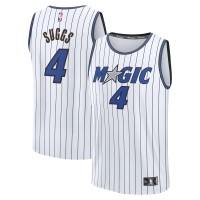 Orlando Magic Jalen Suggs Fanatics White Fast Break Replica Jersey - Association Edition