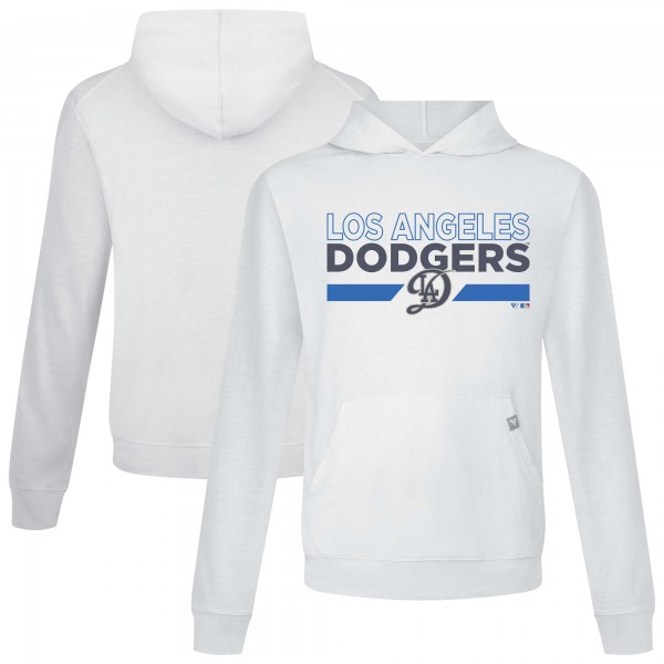 Los Angeles Dodgers Levelwear White City Connect Relay No Hitter Pullover Hoodie