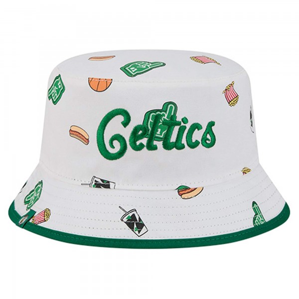 Панама Boston Celtics New Era White Team Cheer Reversible