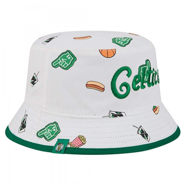 Панама Boston Celtics New Era White Team Cheer Reversible