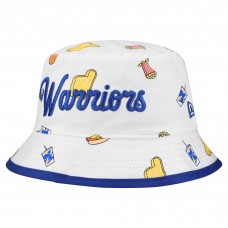 Панама Golden State Warriors New Era White Team Cheer Reversible