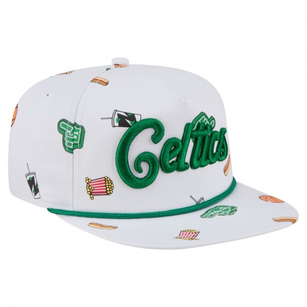 Бейсболка Boston Celtics New Era White Team Cheer Rope 19TWENTY