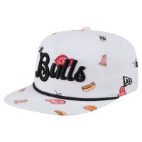 Бейсболка Chicago Bulls New Era White Team Cheer Rope 19TWENTY