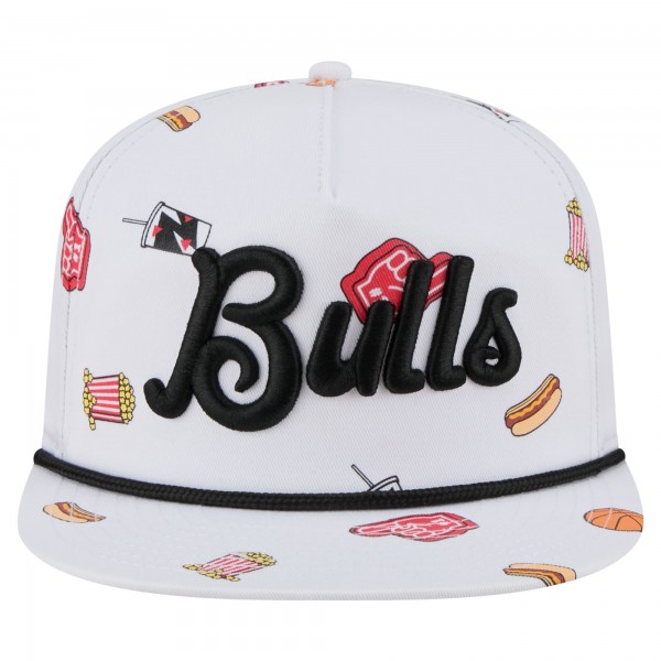 Бейсболка Chicago Bulls New Era White Team Cheer Rope 19TWENTY