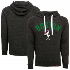 Unisex Boston Celtics Sportiqe Black Olsen Tri-Blend Pullover Hoodie