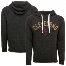 Unisex Cleveland Cavaliers Sportiqe Black Olsen Tri-Blend Pullover Hoodie