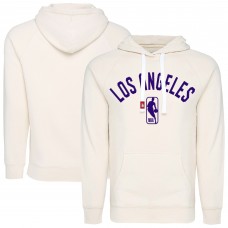 Толстовка Unisex Los Angeles Lakers Sportiqe Cream Olsen Tri-Blend