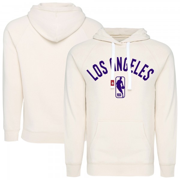 Толстовка Unisex Los Angeles Lakers Sportiqe Cream Olsen Tri-Blend