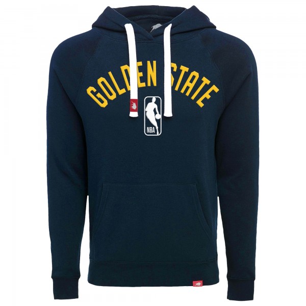 Unisex Golden State Warriors Sportiqe Navy Olsen Tri-Blend Pullover Hoodie