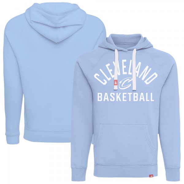 Unisex Cleveland Cavaliers Sportiqe Light Blue Olsen Tri-Blend Pullover Hoodie