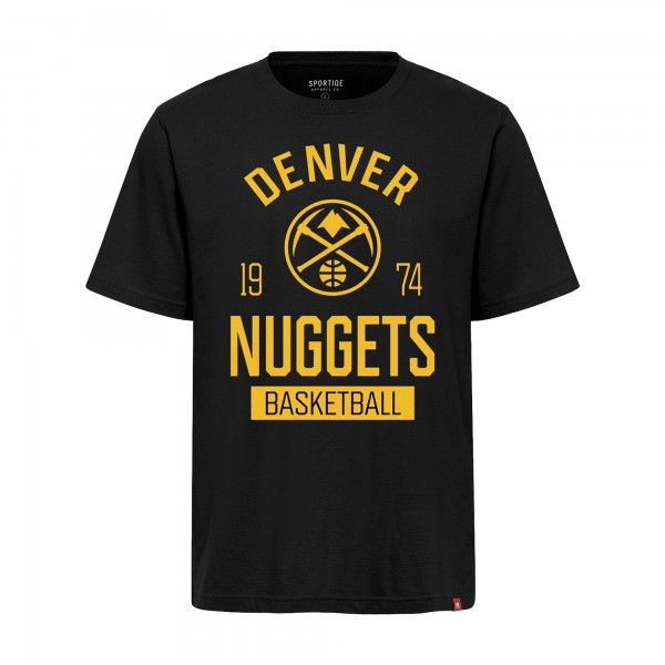 Unisex Denver Nuggets Sportiqe Black Duke Premium T-Shirt
