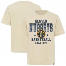 Unisex Denver Nuggets Sportiqe Cream Duke Premium T-Shirt