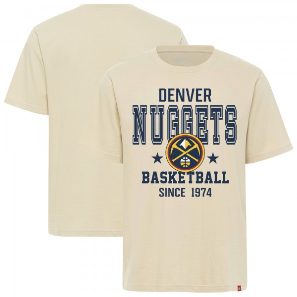 Unisex Denver Nuggets Sportiqe Cream Duke Premium T-Shirt