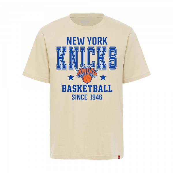 Unisex New York Knicks Sportiqe Cream Duke Premium T-Shirt