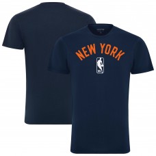 Unisex New York Knicks Sportiqe Navy Bingham T-Shirt
