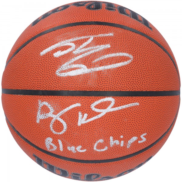 Shaquille ONeal & Penny Hardaway Orlando Magic Autographed Fanatics Authentic Wilson Authentic Series Indoor/Outdoor Basketball with Blue Chips Inscription