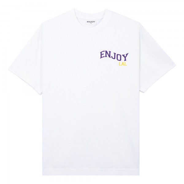 Футболка Unisex Los Angeles Lakers Enjoy Basketball White Hoop Enthusiast Capsule Collection